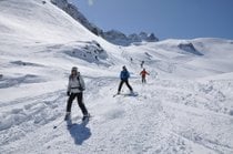 Skiing in the Southern Alps