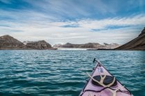Kayaking by Glaciers
